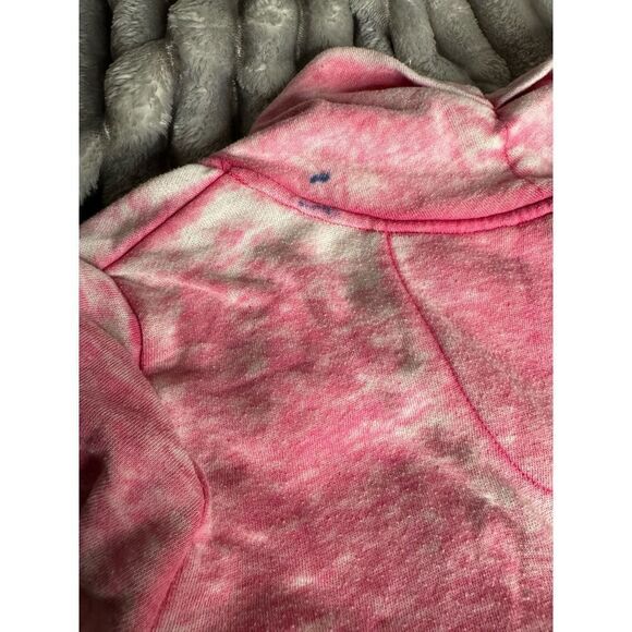 Fox ryders pink shawl collered sweatshirt distressed - Picture 9 of 10